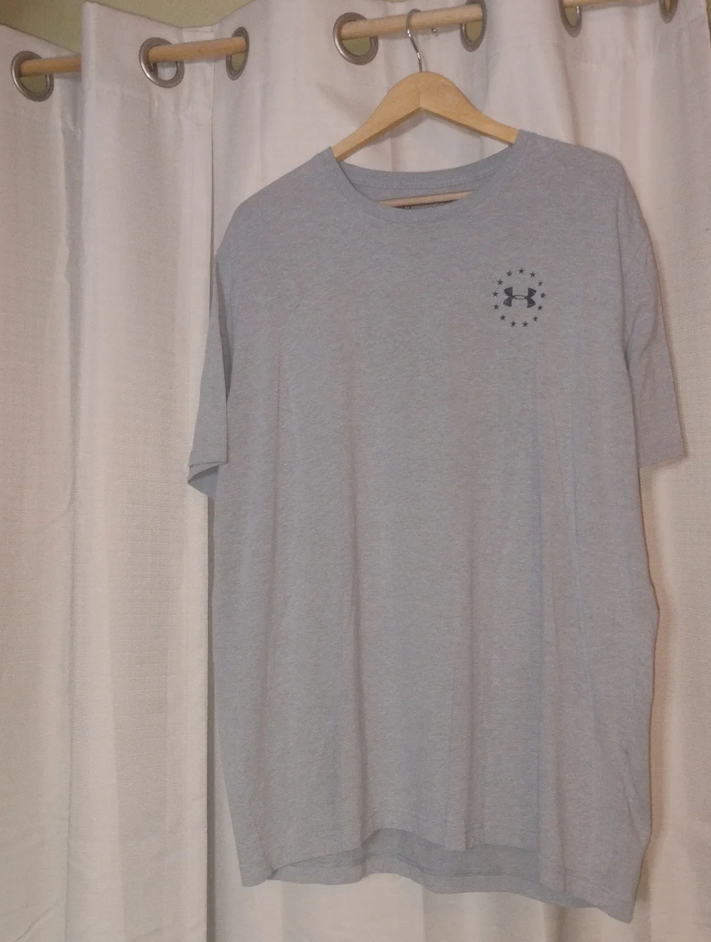 Under Armour Light Gray “Freedom” Wounded Warrior Graphic Tee - Picture 3 of 7